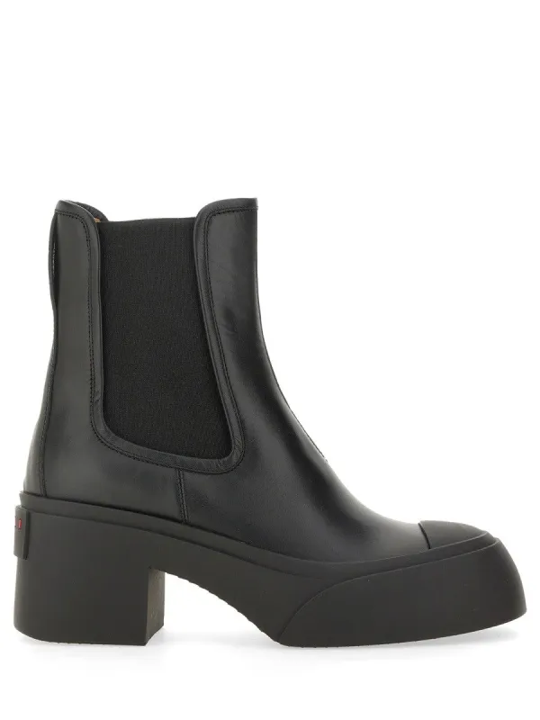 Marni LEATHER BOOT sold by Siebentaschen