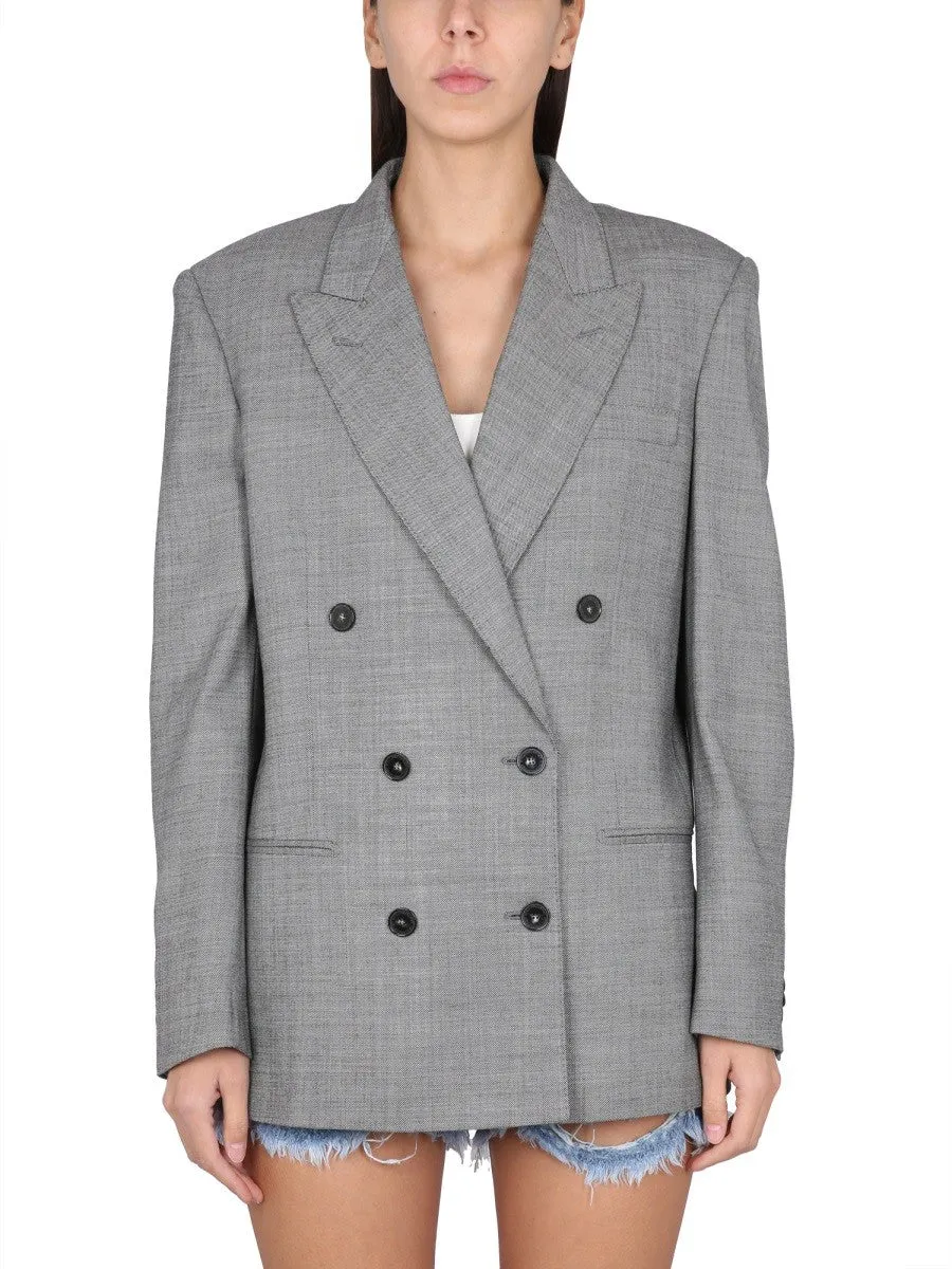 stella mccartney DOUBLE-BREASTED BLAZER sold by Siebentaschen