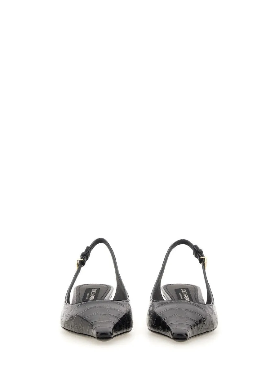 Dolce & Gabbana SLINGBACK WITH LOGO sold by Siebentaschen product image thumbnail 4