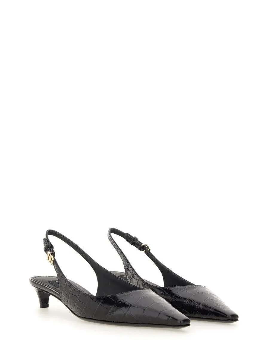 Dolce & Gabbana SLINGBACK WITH LOGO sold by Siebentaschen product image thumbnail 2