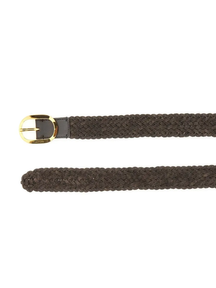 TOM FORD WOVEN LEATHER BELT sold by Siebentaschen product image thumbnail 2
