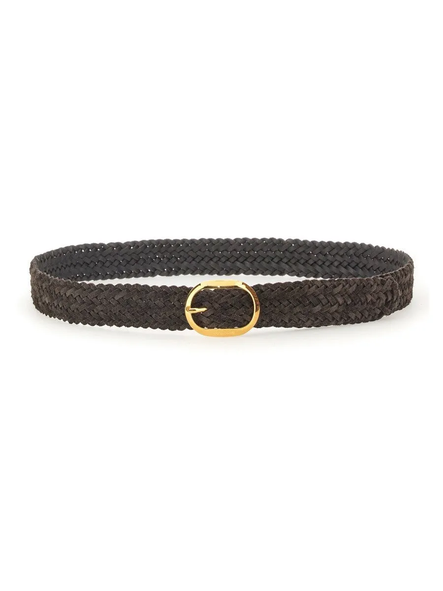 TOM FORD WOVEN LEATHER BELT sold by Siebentaschen