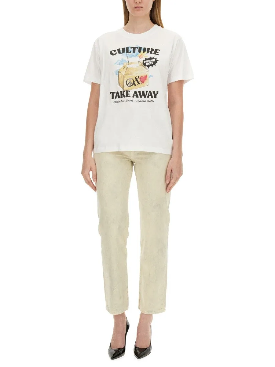 MOSCHINO JEANS T-SHIRT WITH PRINT sold by Siebentaschen product image thumbnail 2