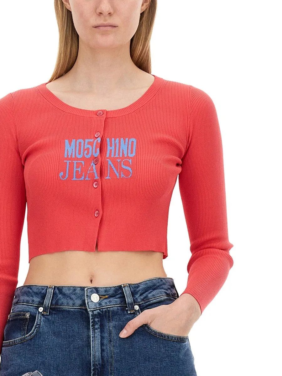 MOSCHINO JEANS CROPPED CARDIGAN sold by Siebentaschen product image thumbnail 4