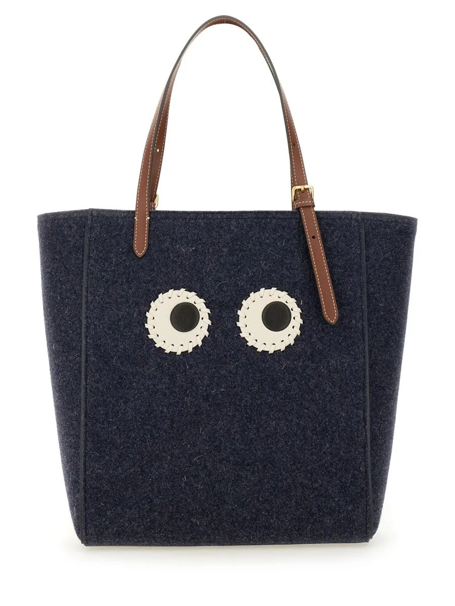ANYA HINDMARCH SMALL "EYES" TOTE BAG sold by Siebentaschen