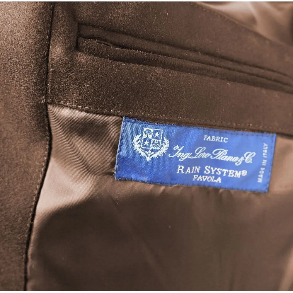 Made in Italy Brown Wool Sleveless Jacket sold by Siebentaschen product image thumbnail 3