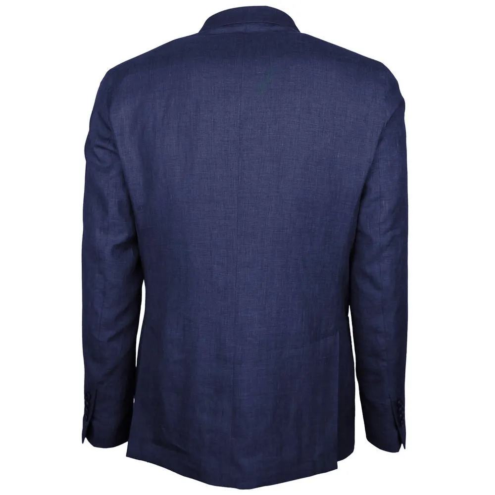 Made in Italy Blue Linen Blazer sold by Siebentaschen product image thumbnail 2