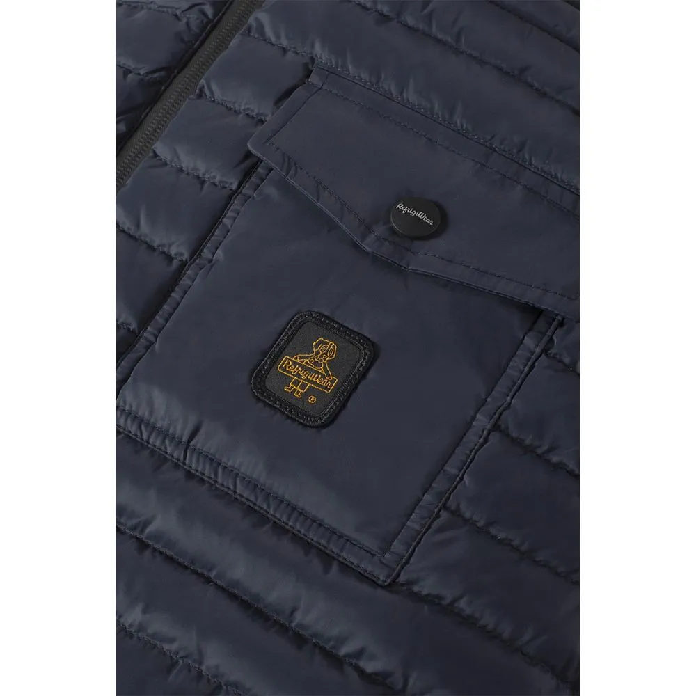 Refrigiwear Blue Nylon Men Vest with Down Padding sold by Siebentaschen product image thumbnail 4