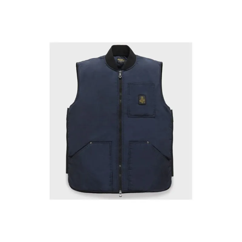 Refrigiwear Blue Polyamide Men Vest sold by Siebentaschen