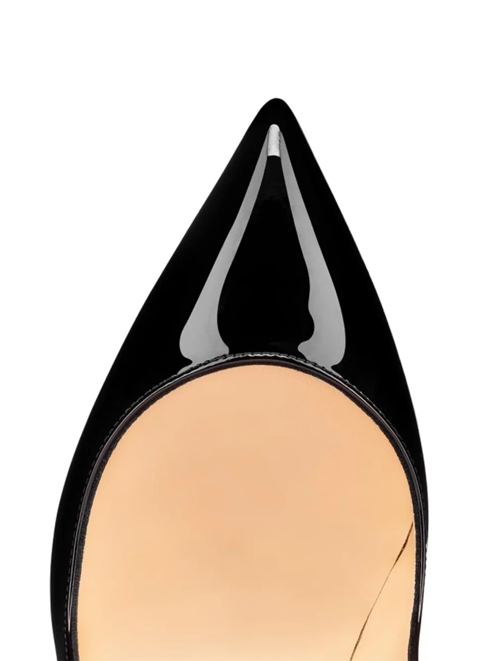 Christian Louboutin Black Patent Leather Hot Chick Pumps 100 sold by Siebentaschen product image thumbnail 4