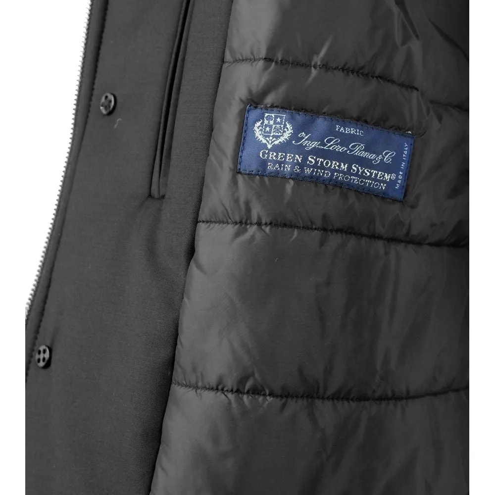 Made in Italy Black Wool Men Jacket sold by Siebentaschen product image thumbnail 3