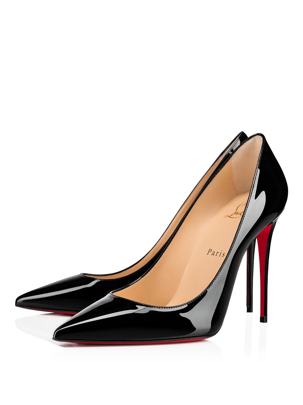 Christian Louboutin Black Patent Leather Kate Décolleté 100 sold by Siebentaschen product image thumbnail 2