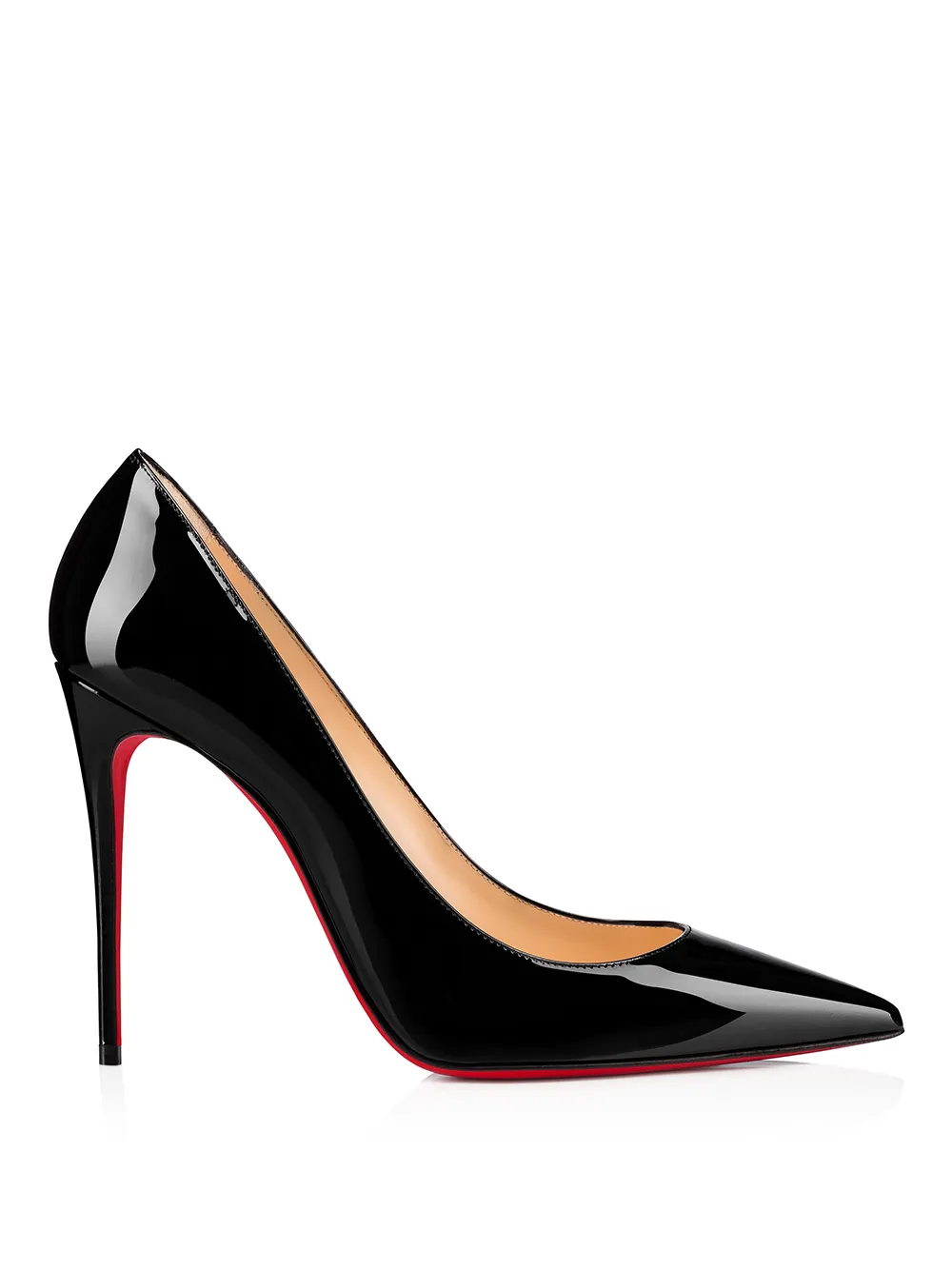 Christian Louboutin Black Patent Leather Kate Décolleté 100 sold by Siebentaschen