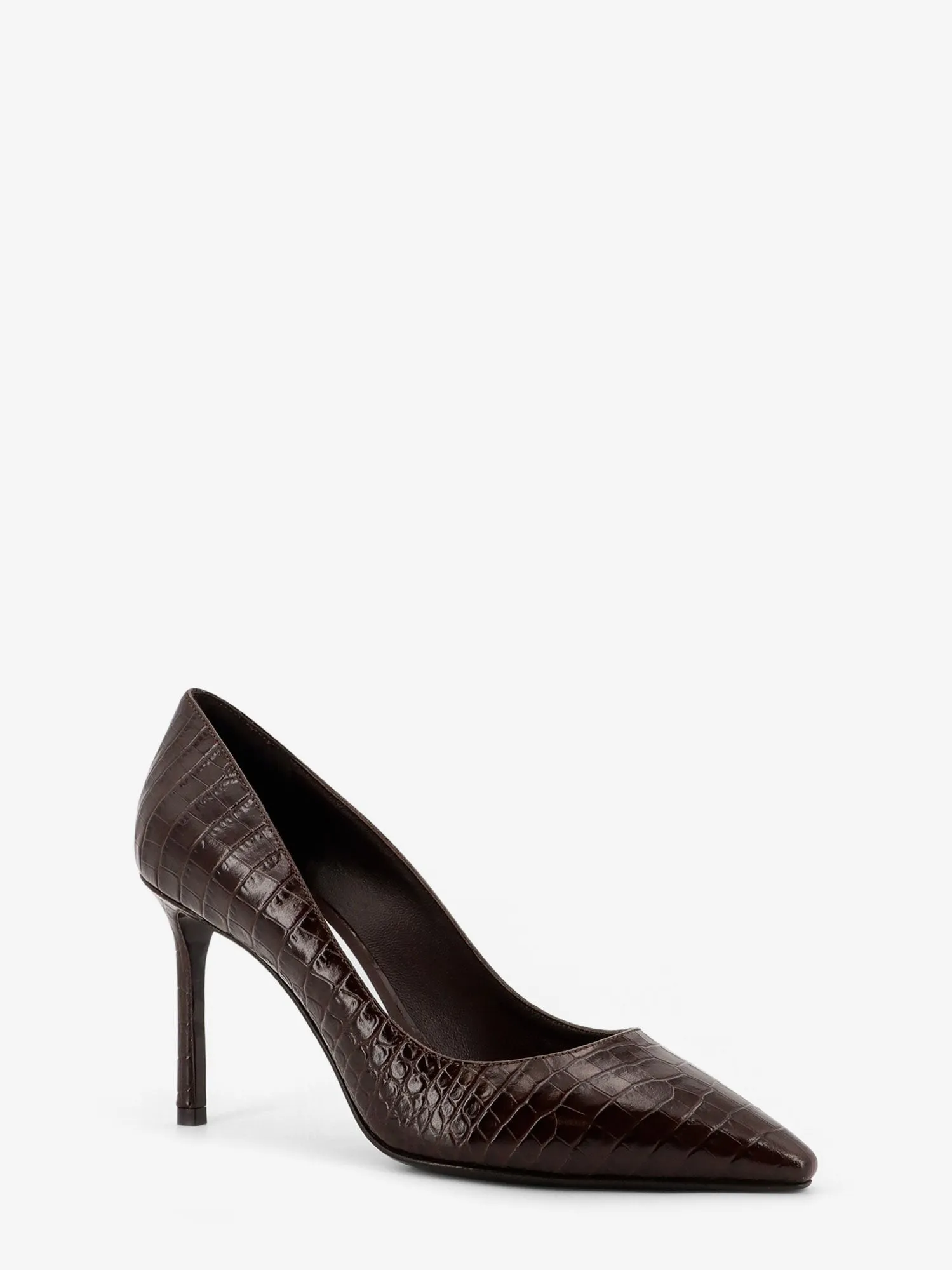 Jimmy Choo Romy 85 leather pumps with croco effect sold by Siebentaschen product image thumbnail 2