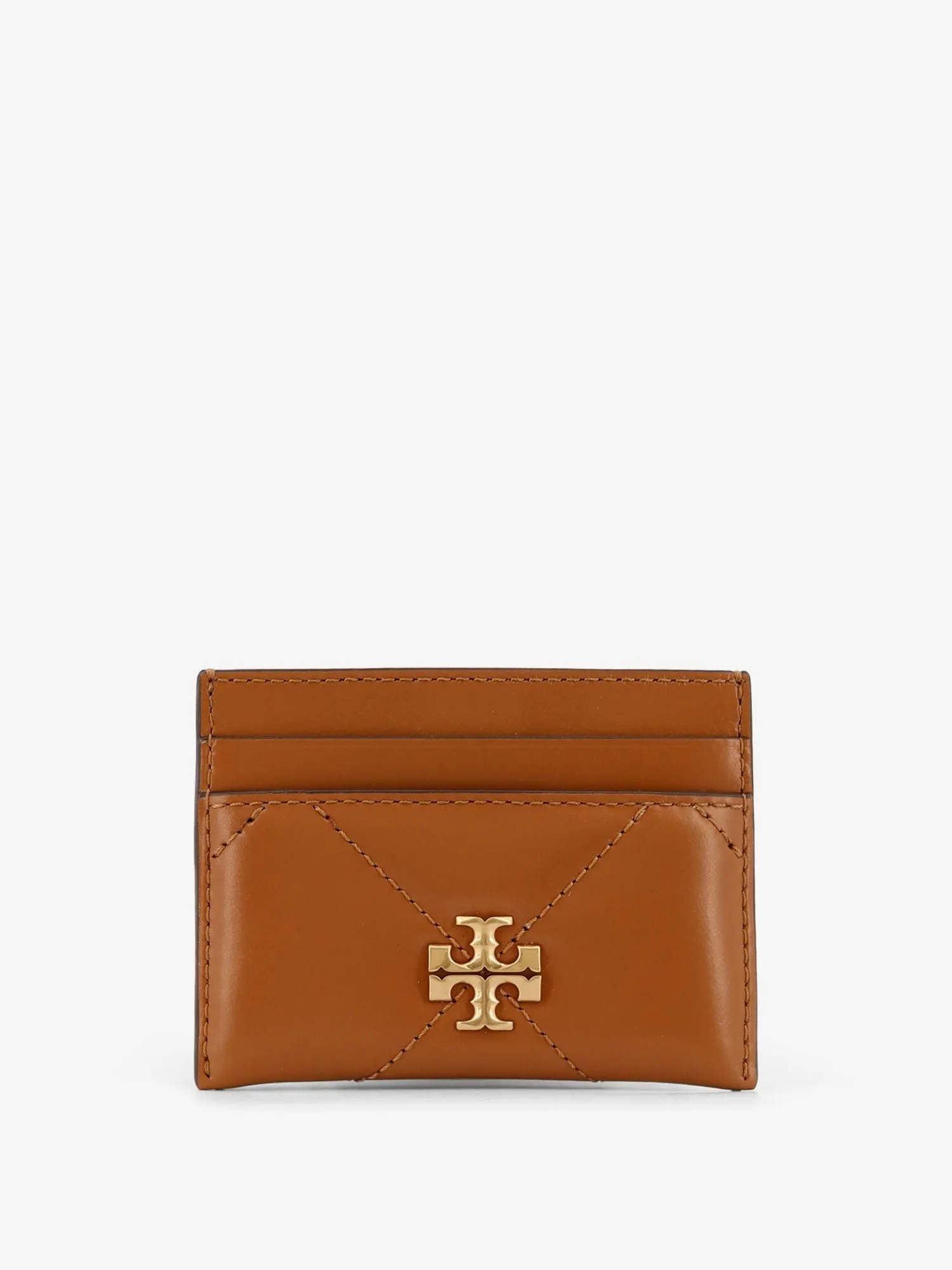 Tory Burch Kira matelassé leather cardholder sold by Siebentaschen