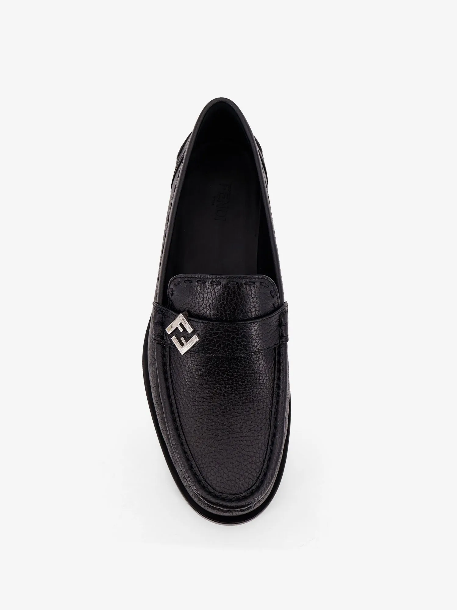 Fendi FF Metal leather loafers sold by Siebentaschen product image thumbnail 5