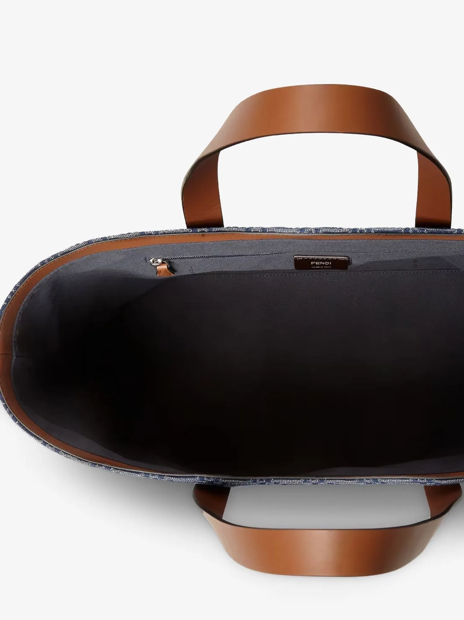 Fendi FF Jacquard tote bag with denim effect sold by Siebentaschen product image thumbnail 4