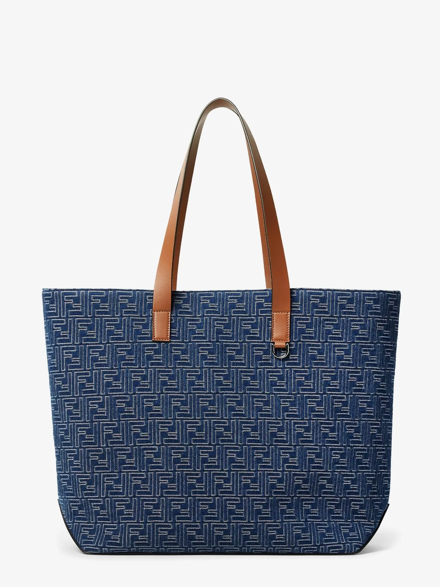 Fendi FF Jacquard tote bag with denim effect sold by Siebentaschen