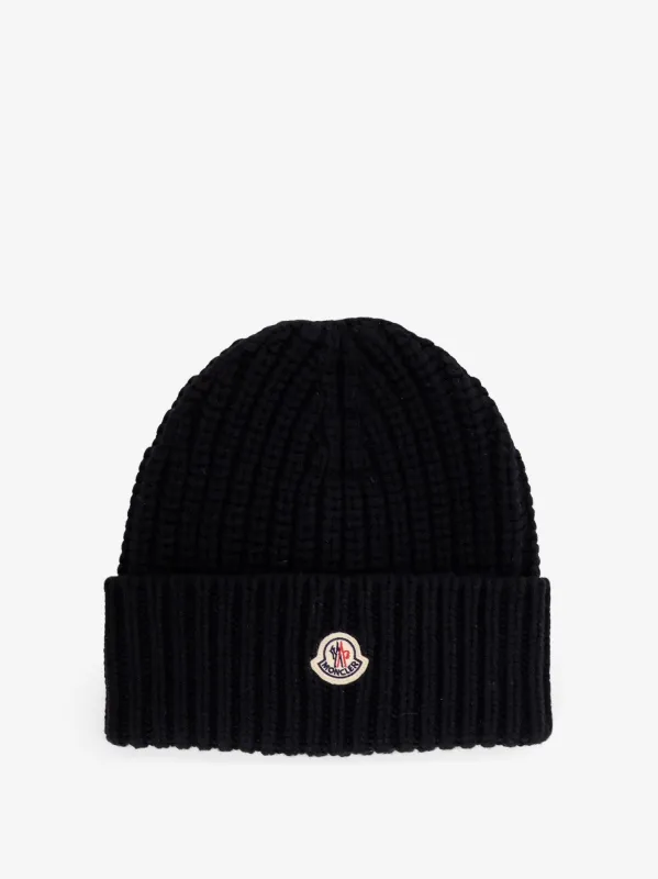 Moncler Beanie wool and cashmere hat sold by Siebentaschen