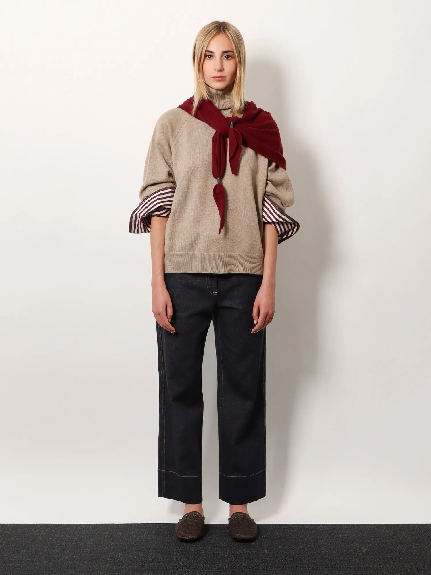 Brunello Cucinelli Cashmere sweater with Monili detail sold by Siebentaschen product image thumbnail 2