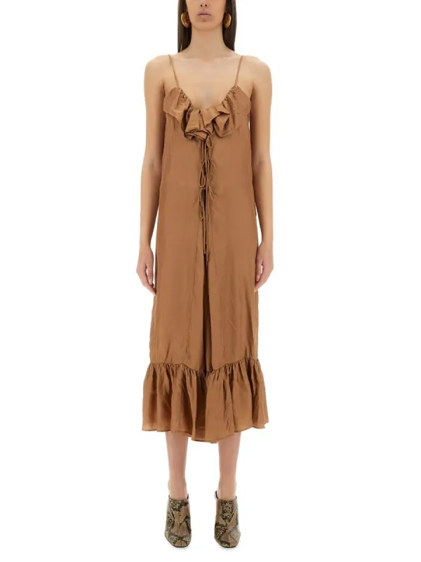 Dries Van Noten PETTICOAT DRESS WITH RUFFLES sold by Siebentaschen
