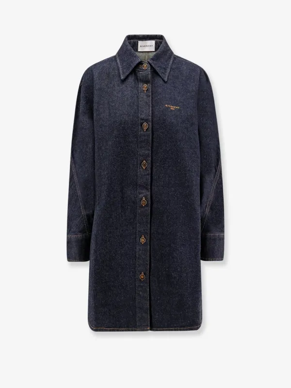Givenchy Long denim shirt sold by Siebentaschen
