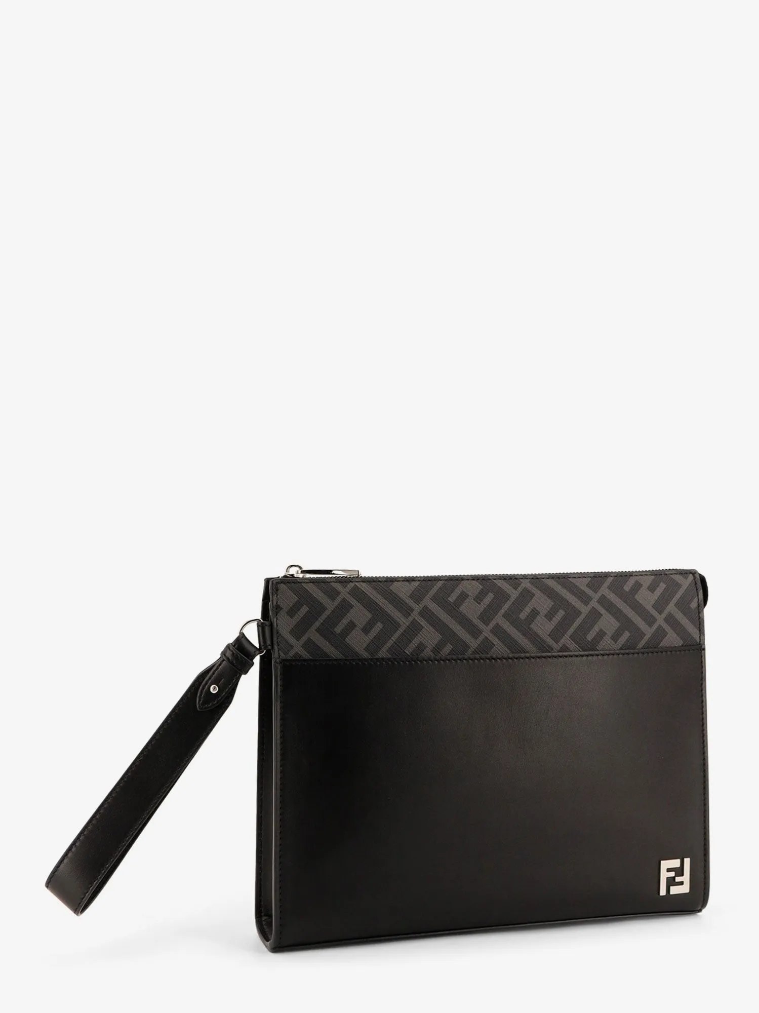 Fendi Squared FF leather clutch sold by Siebentaschen product image thumbnail 3