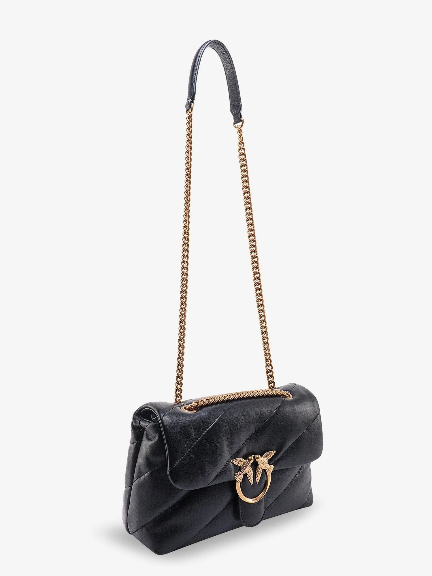 Pinko Love Puff Classic matelassé leather shoulder bag sold by Siebentaschen product image thumbnail 3