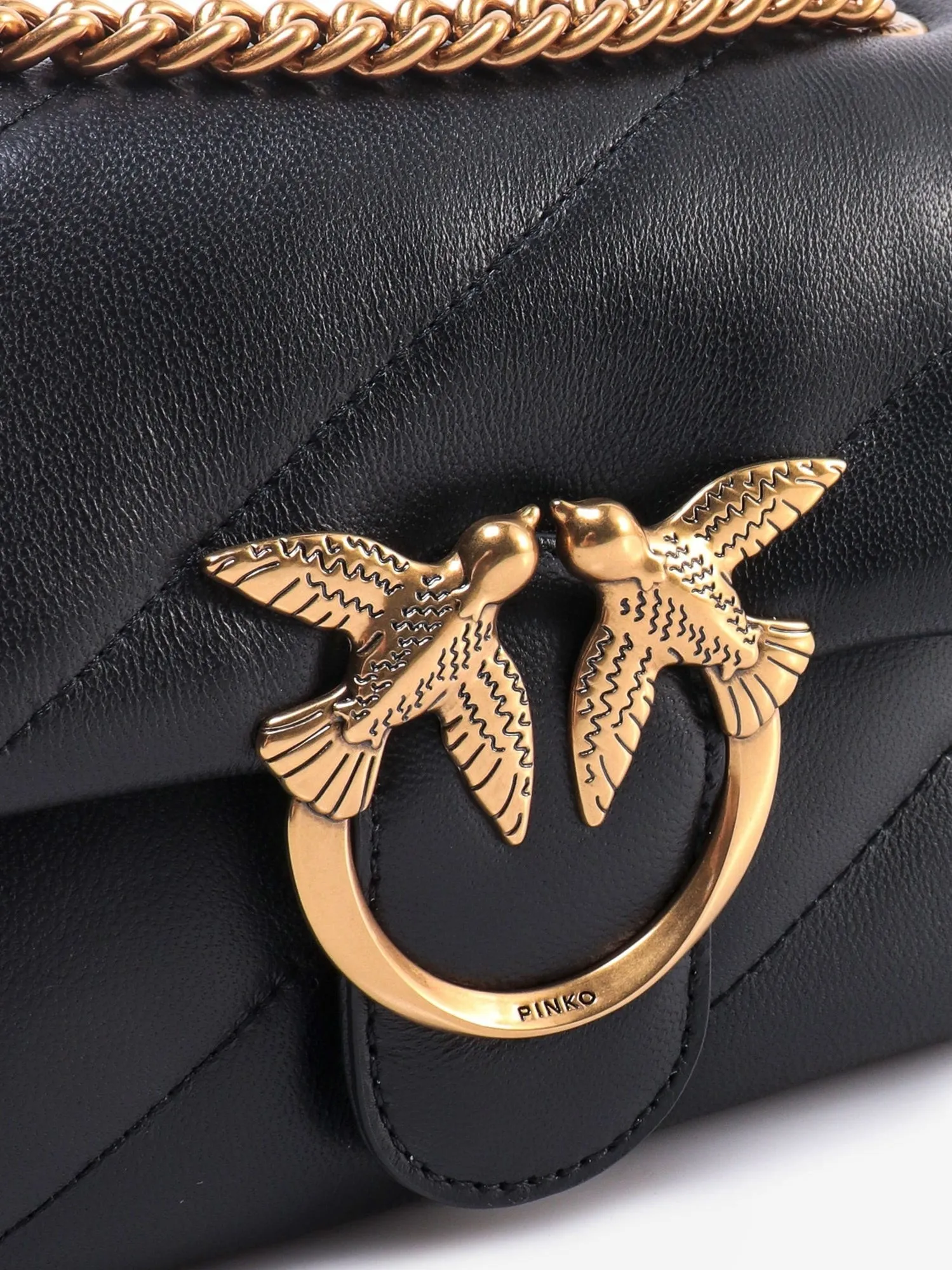 Pinko Love Puff Mini matelassé leather shoulder bag sold by Siebentaschen product image thumbnail 5