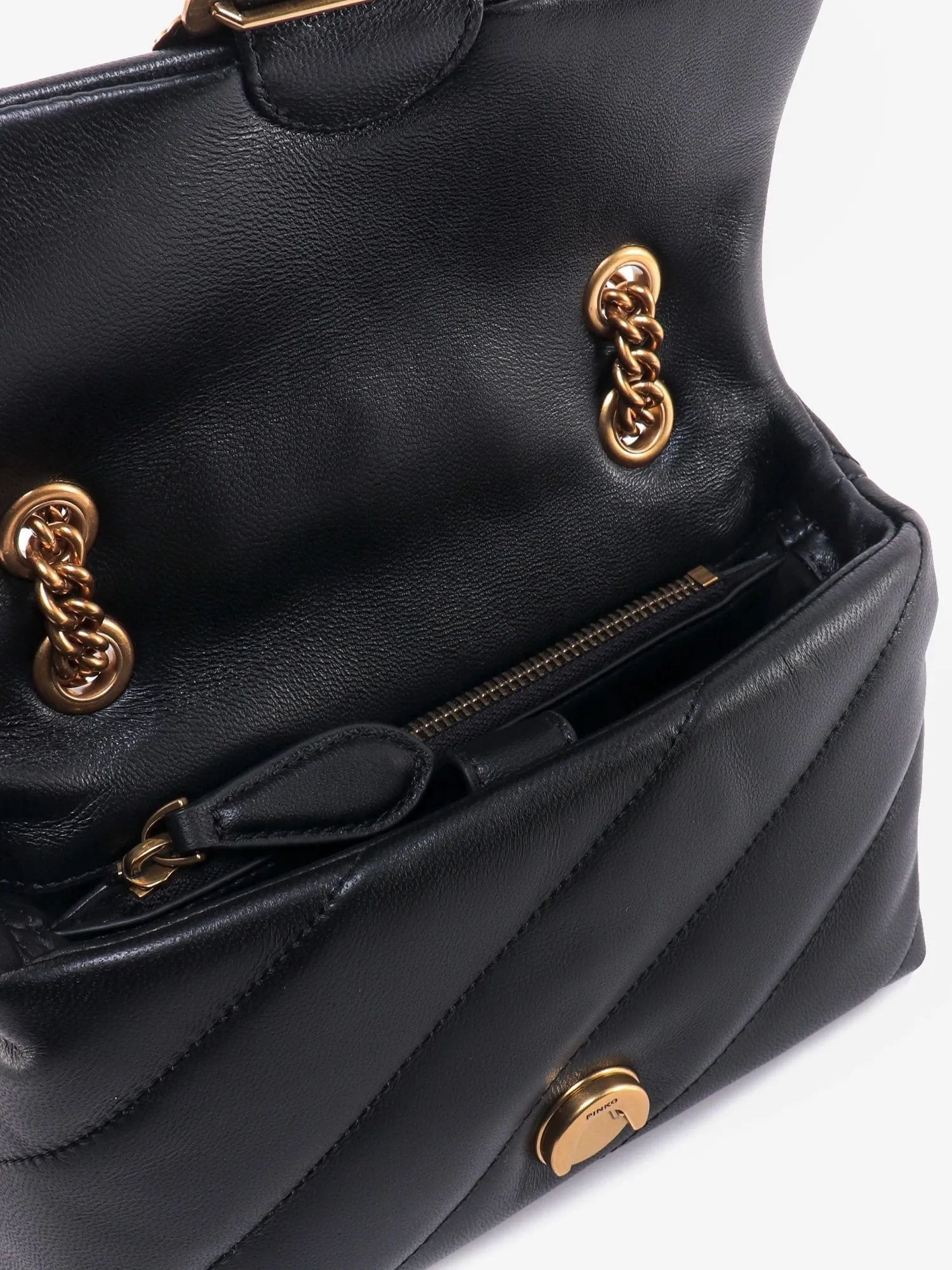 Pinko Love Puff Mini matelassé leather shoulder bag sold by Siebentaschen product image thumbnail 4