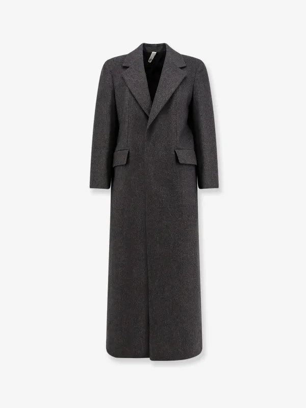 Hevo Trinitapoli wool blend coat sold by Siebentaschen