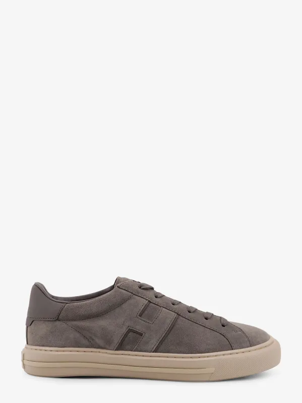 Hogan H691 Allacciato H suede low-top sneakers sold by Siebentaschen