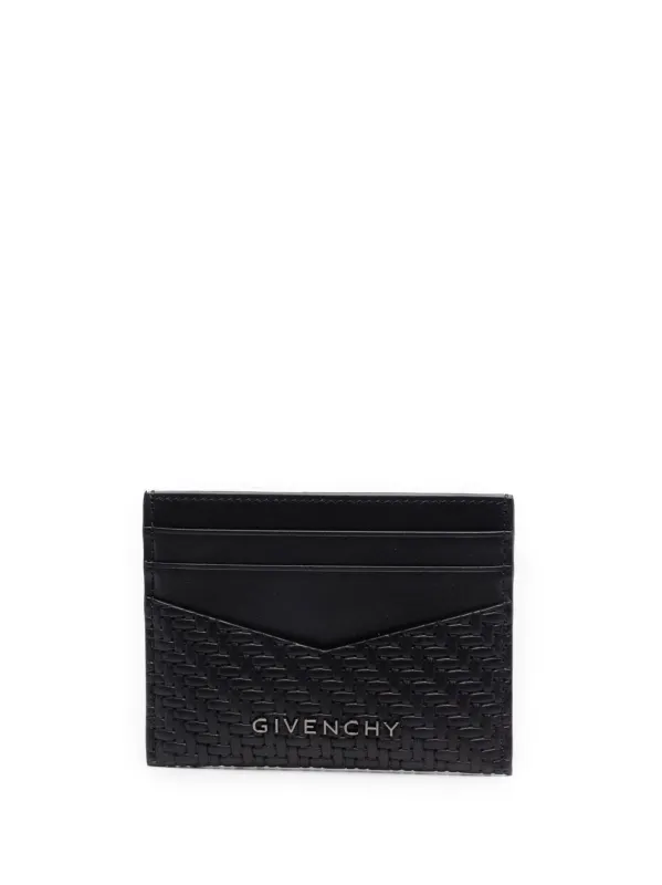 Givenchy logo-plaque detail card holder sold by Siebentaschen