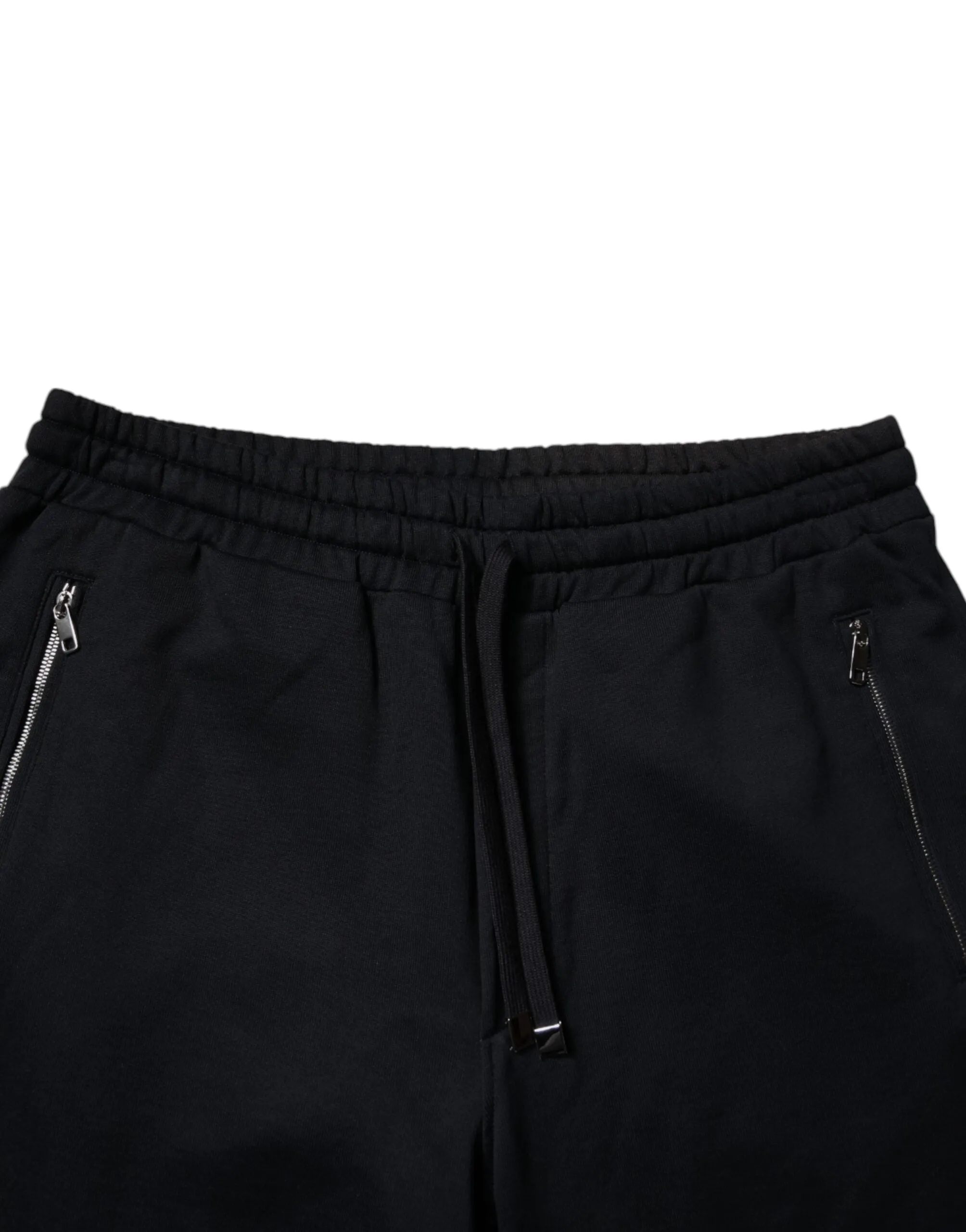 Dolce & Gabbana Black Cotton Men Jogger Sweatpants Pants sold by Siebentaschen product image thumbnail 5