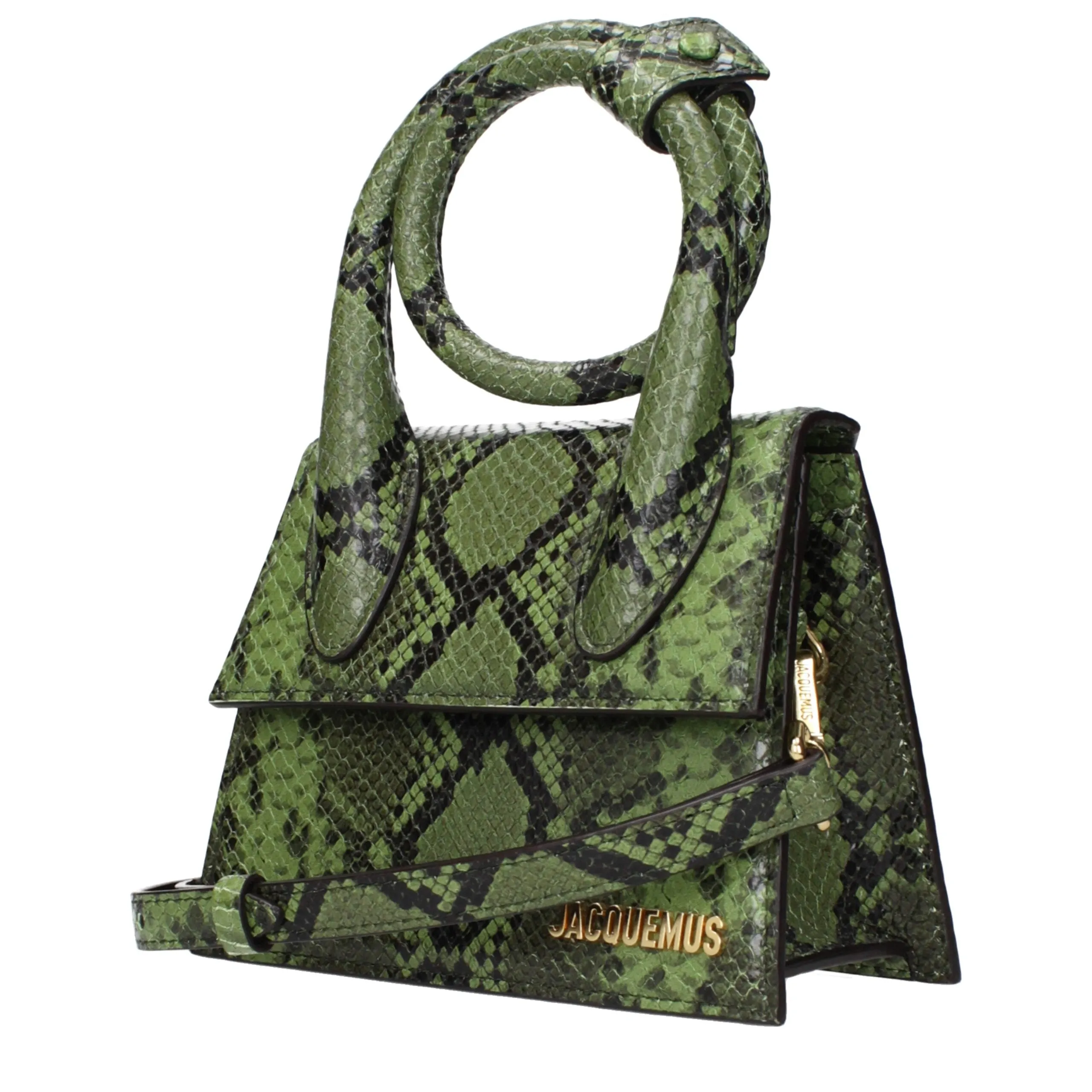 Jacquemus Green Leather Handbag sold by Siebentaschen product image thumbnail 2