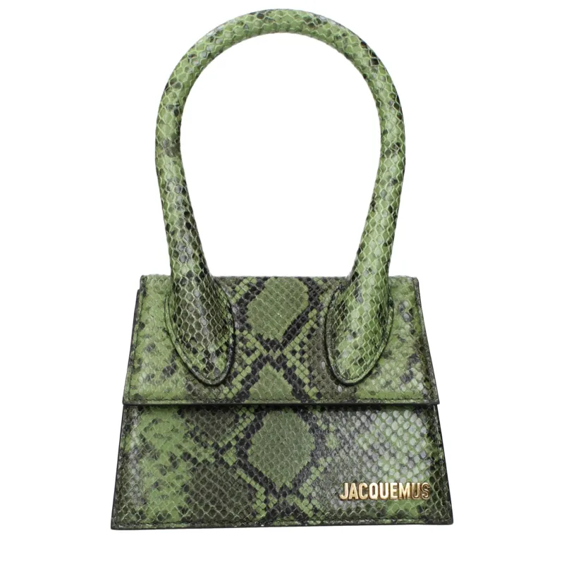Jacquemus Green Leather Handbag sold by Siebentaschen