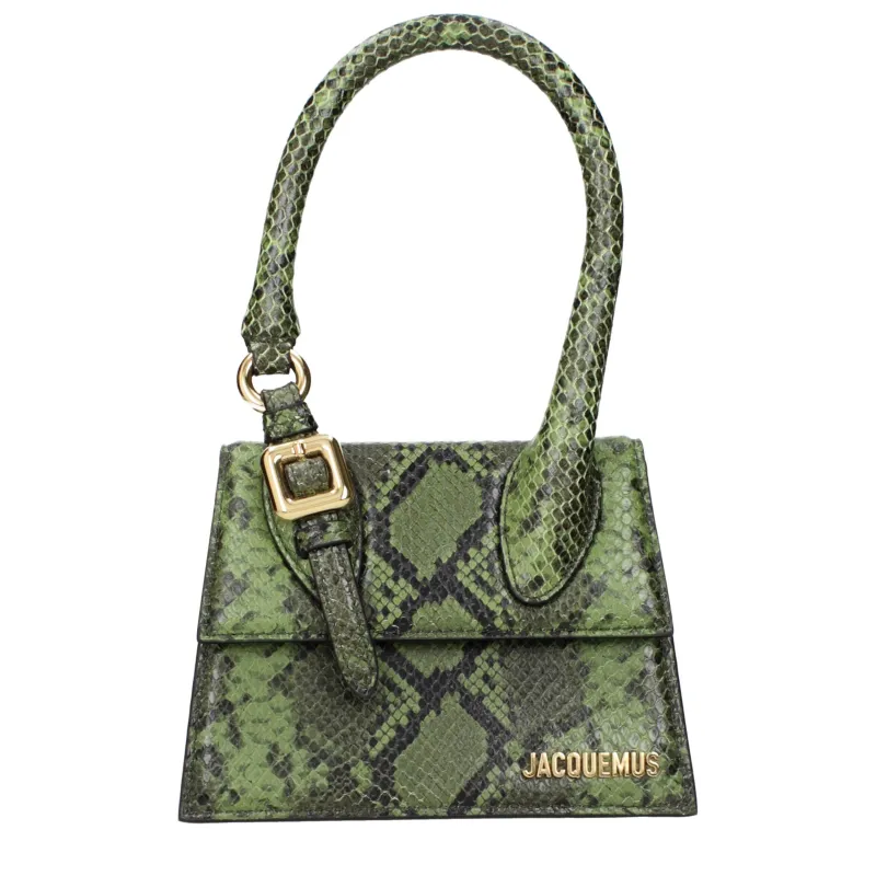 Jacquemus Green Leather Handbag sold by Siebentaschen
