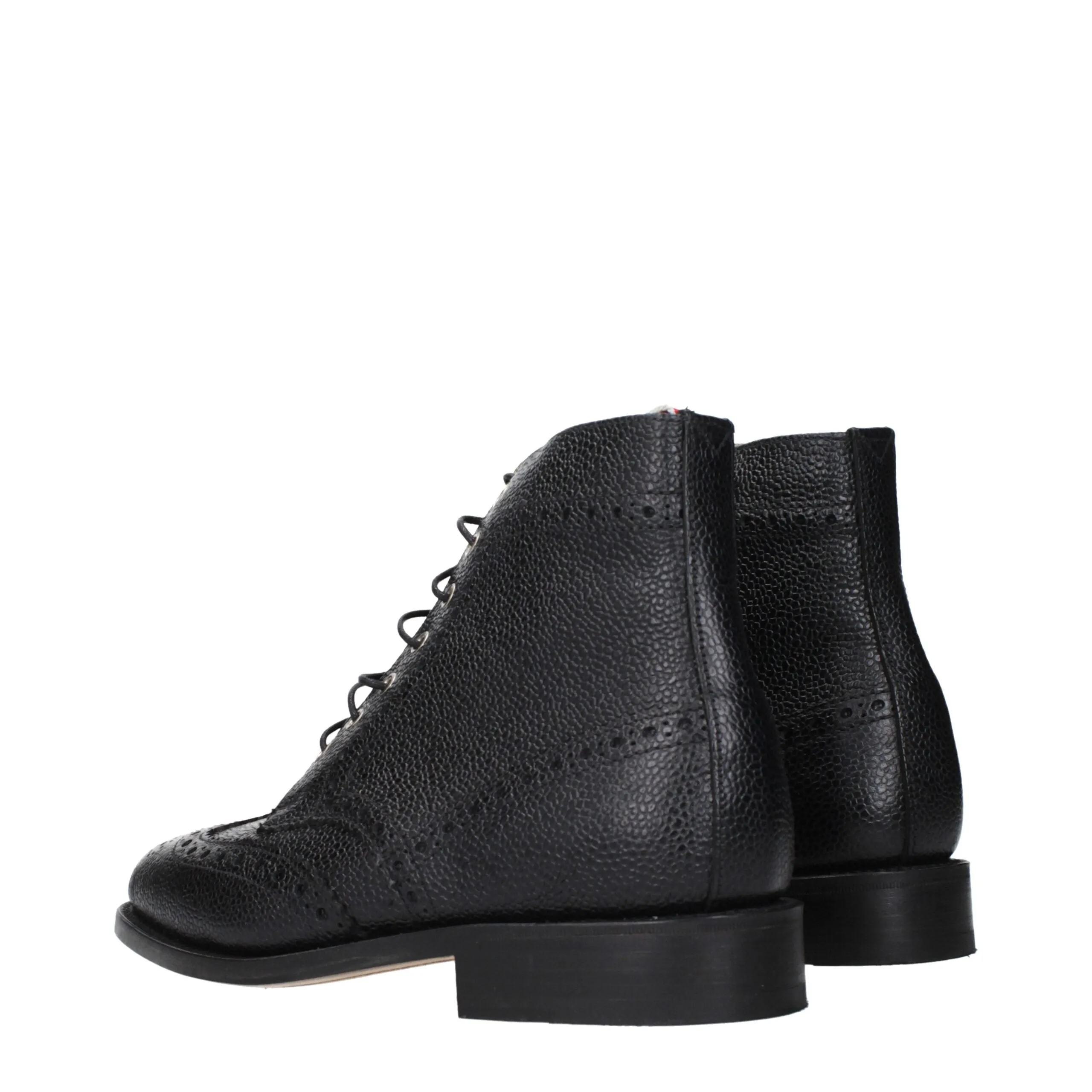 Thom Browne Black Leather Ankle Boots sold by Siebentaschen product image thumbnail 4