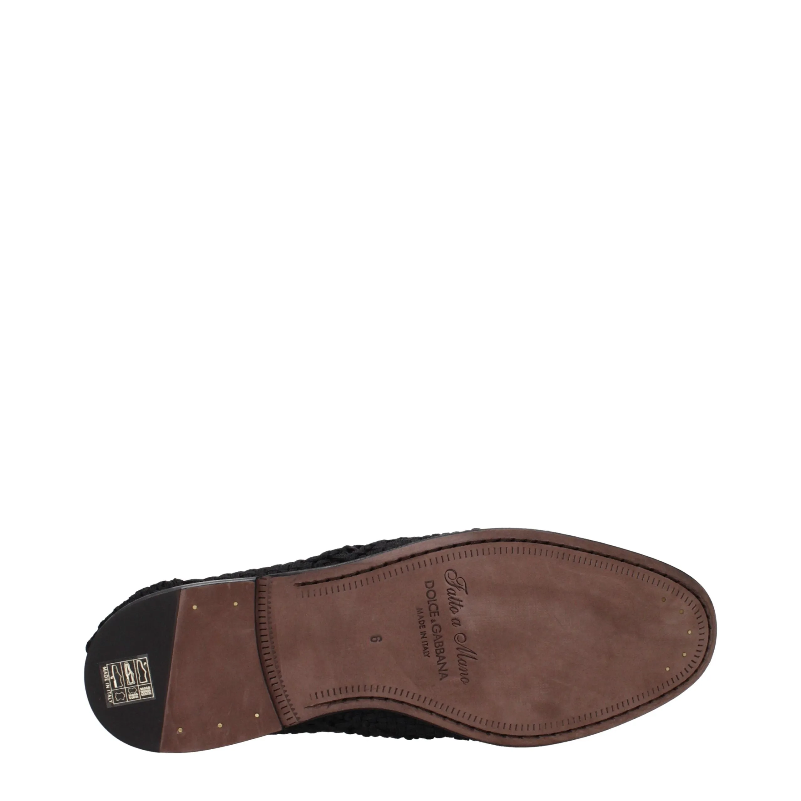 Dolce & Gabbana Black Fabric Oxfords And Derbies sold by Siebentaschen product image thumbnail 5