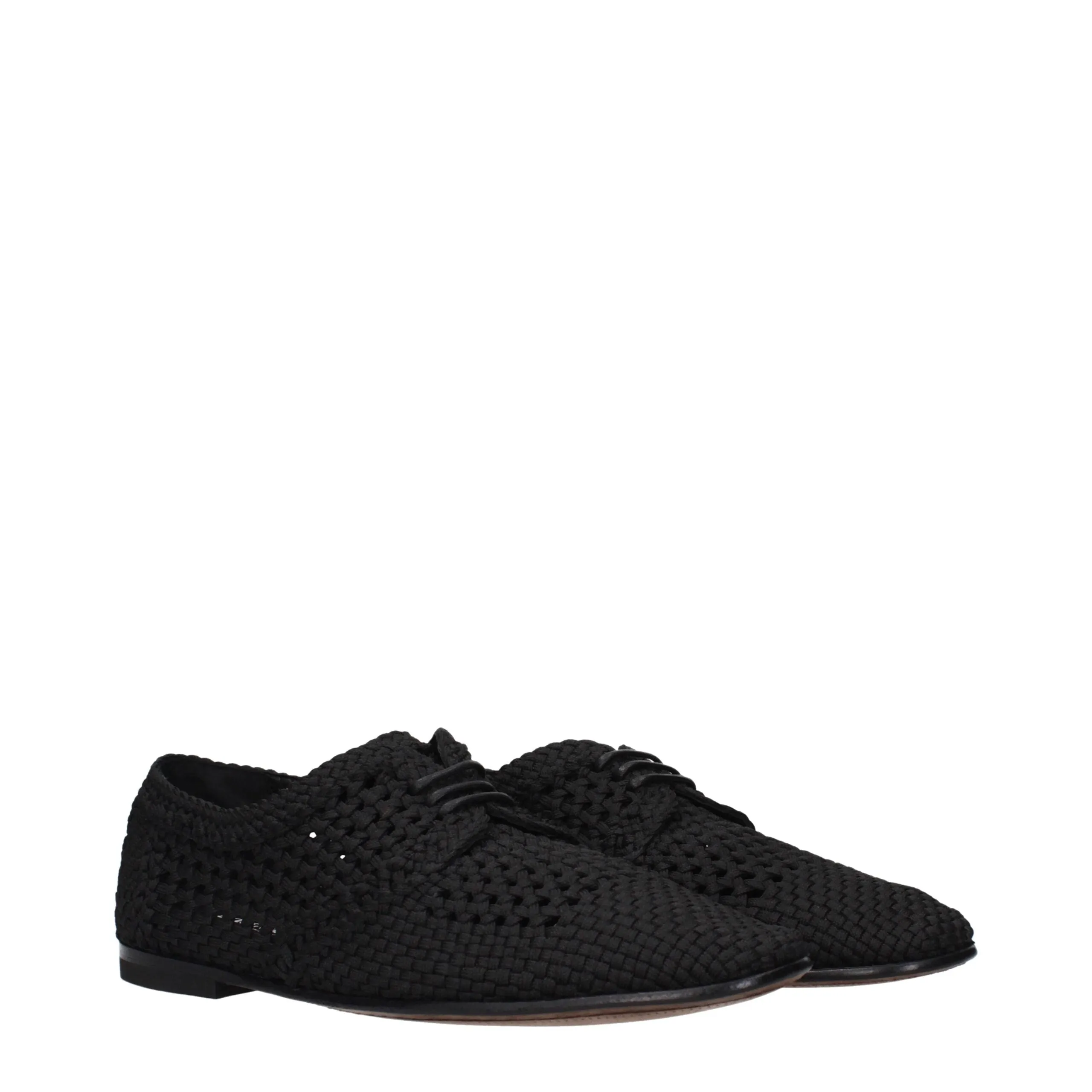Dolce & Gabbana Black Fabric Oxfords And Derbies sold by Siebentaschen product image thumbnail 2