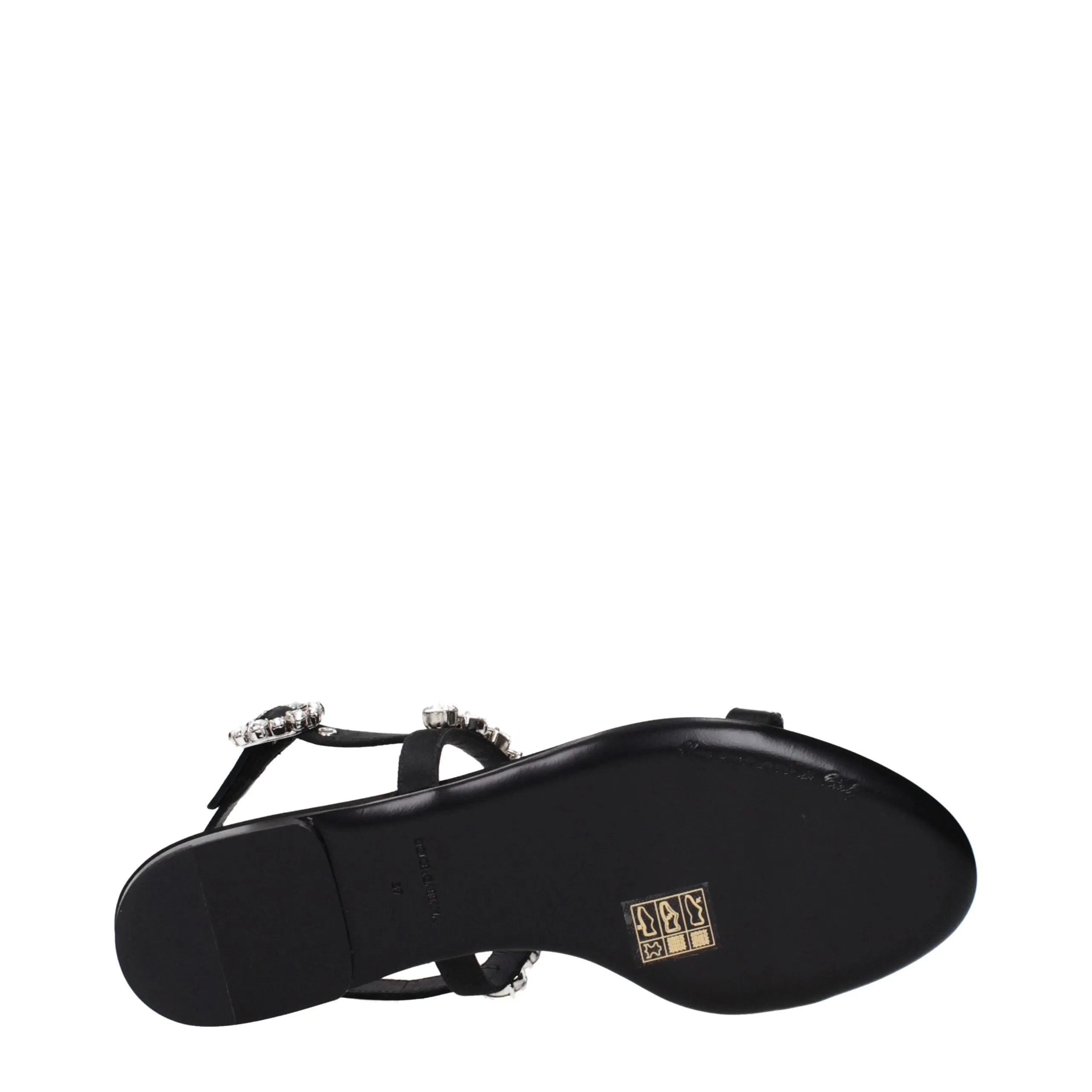 Dolce & Gabbana Black Satin Sandals sold by Siebentaschen product image thumbnail 5