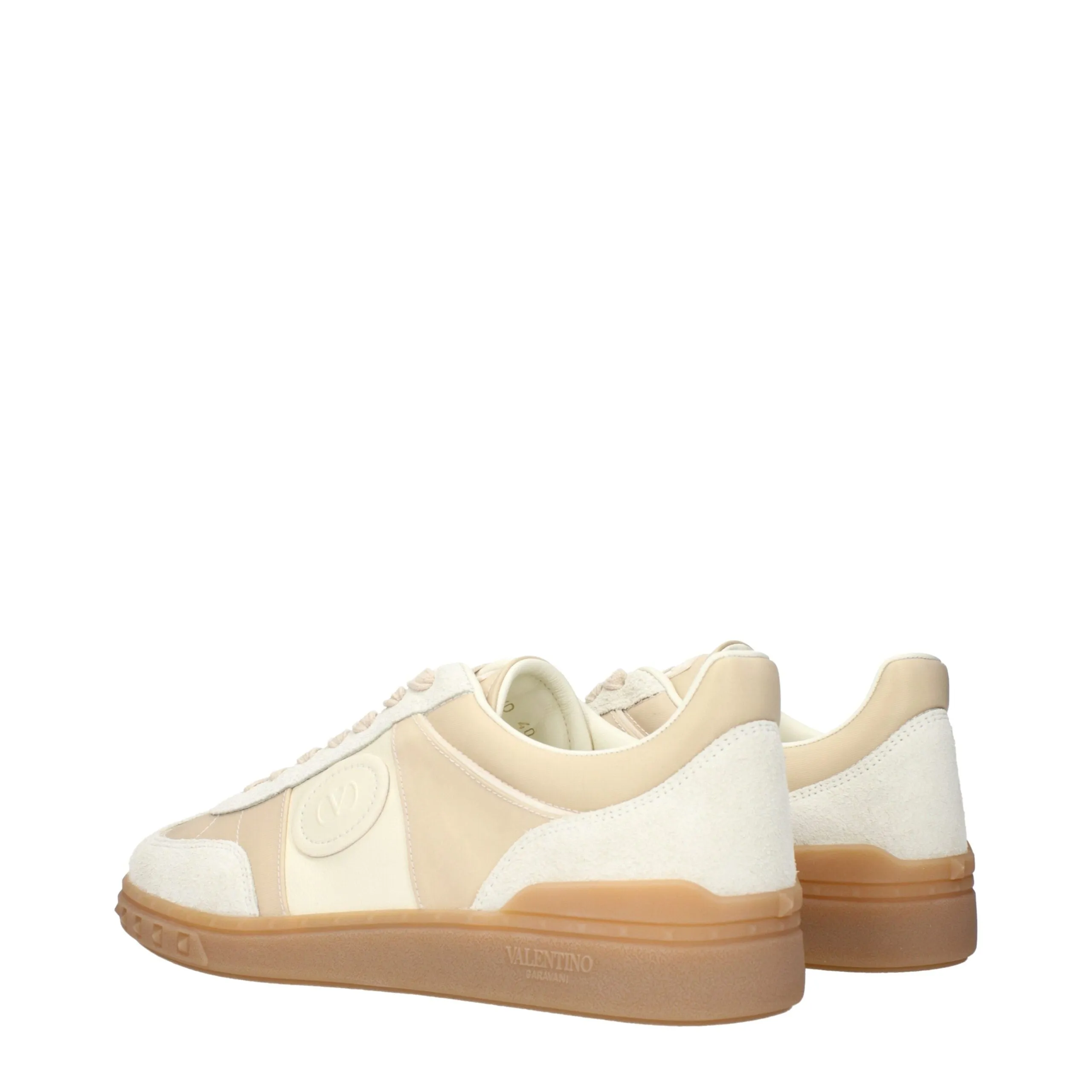 Valentino Garavani Beige Fabric Low Top Sneakers sold by Siebentaschen product image thumbnail 4