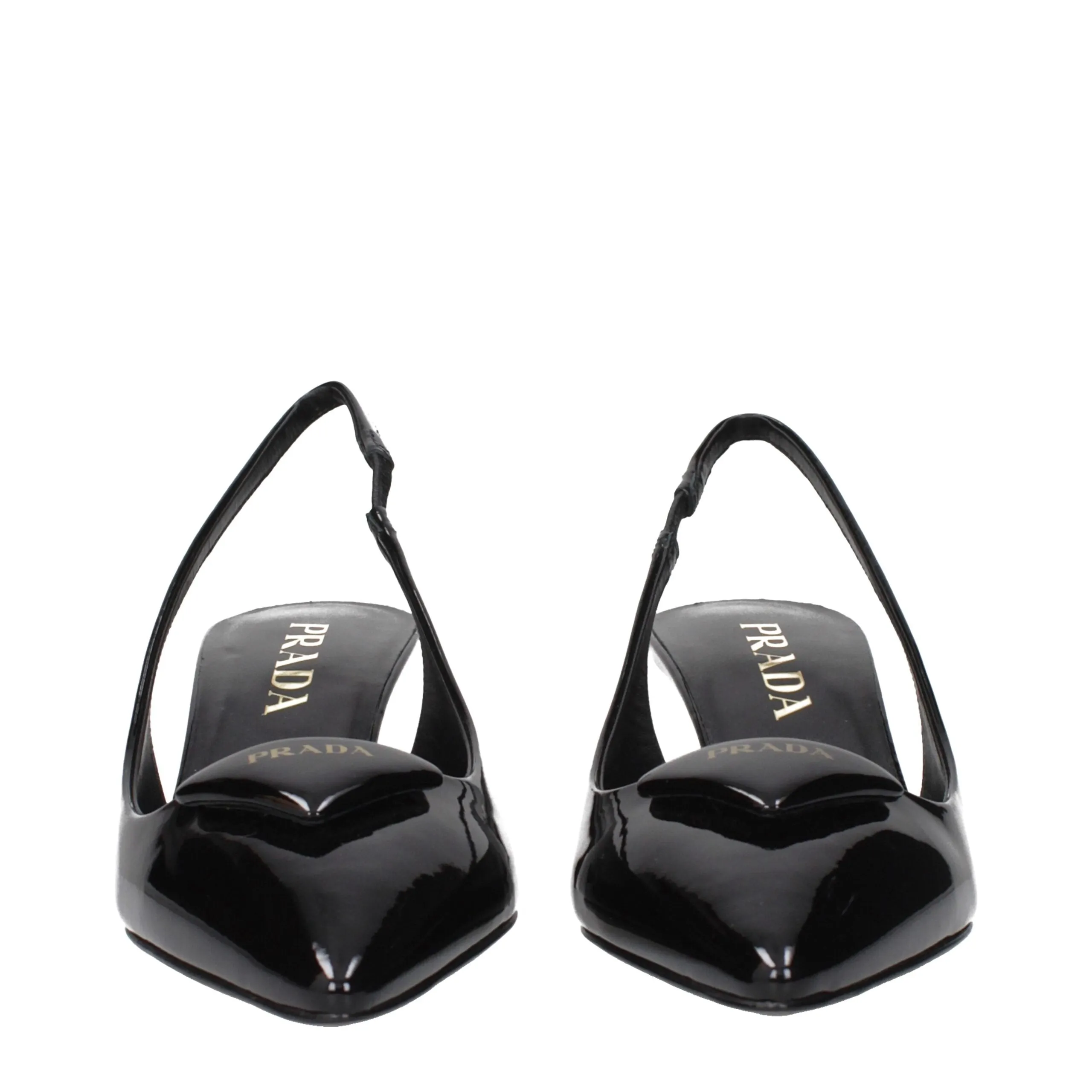 Prada Black Leather Mid Heel Pumps sold by Siebentaschen product image thumbnail 3