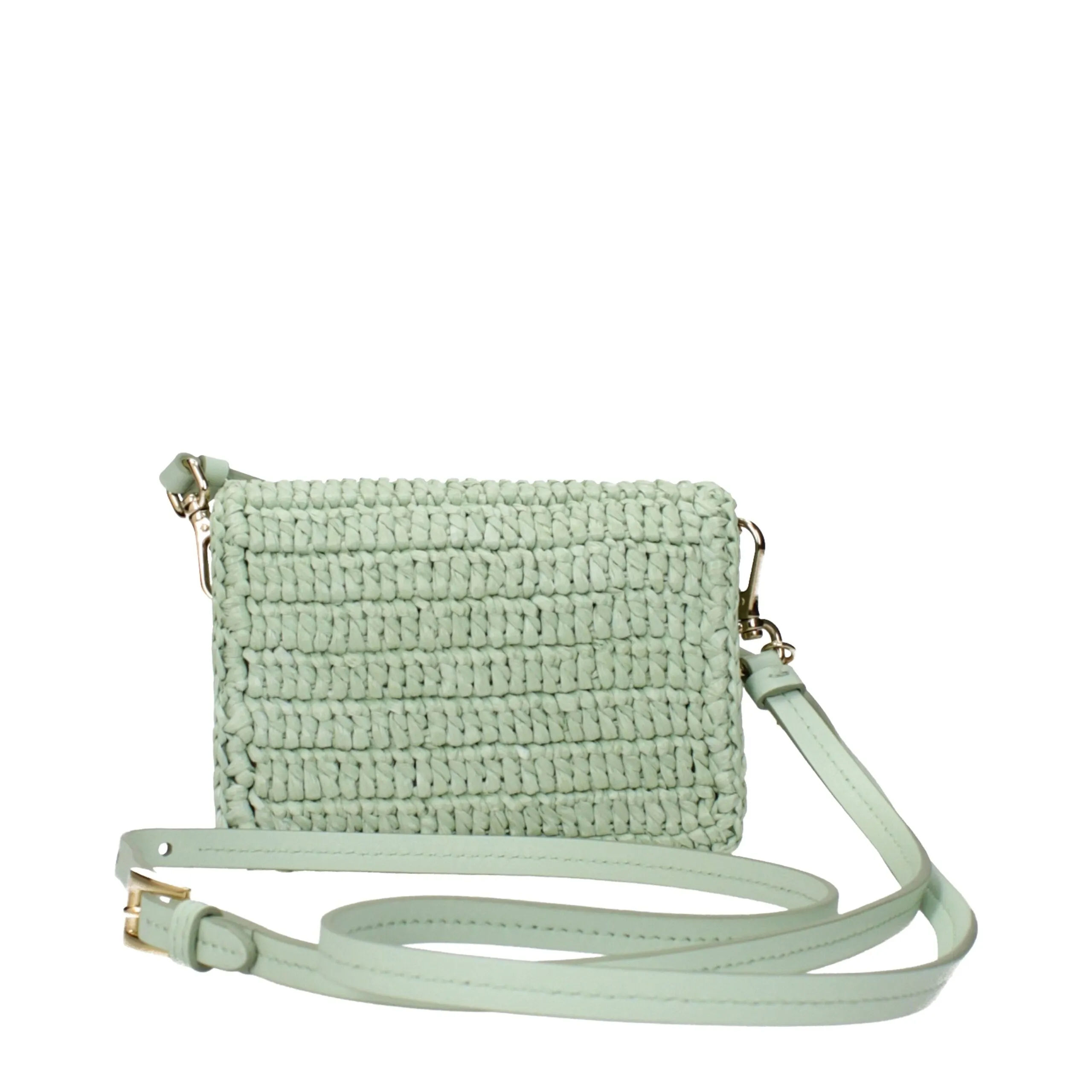Prada Green Raffia Crossbody Bag sold by Siebentaschen product image thumbnail 3