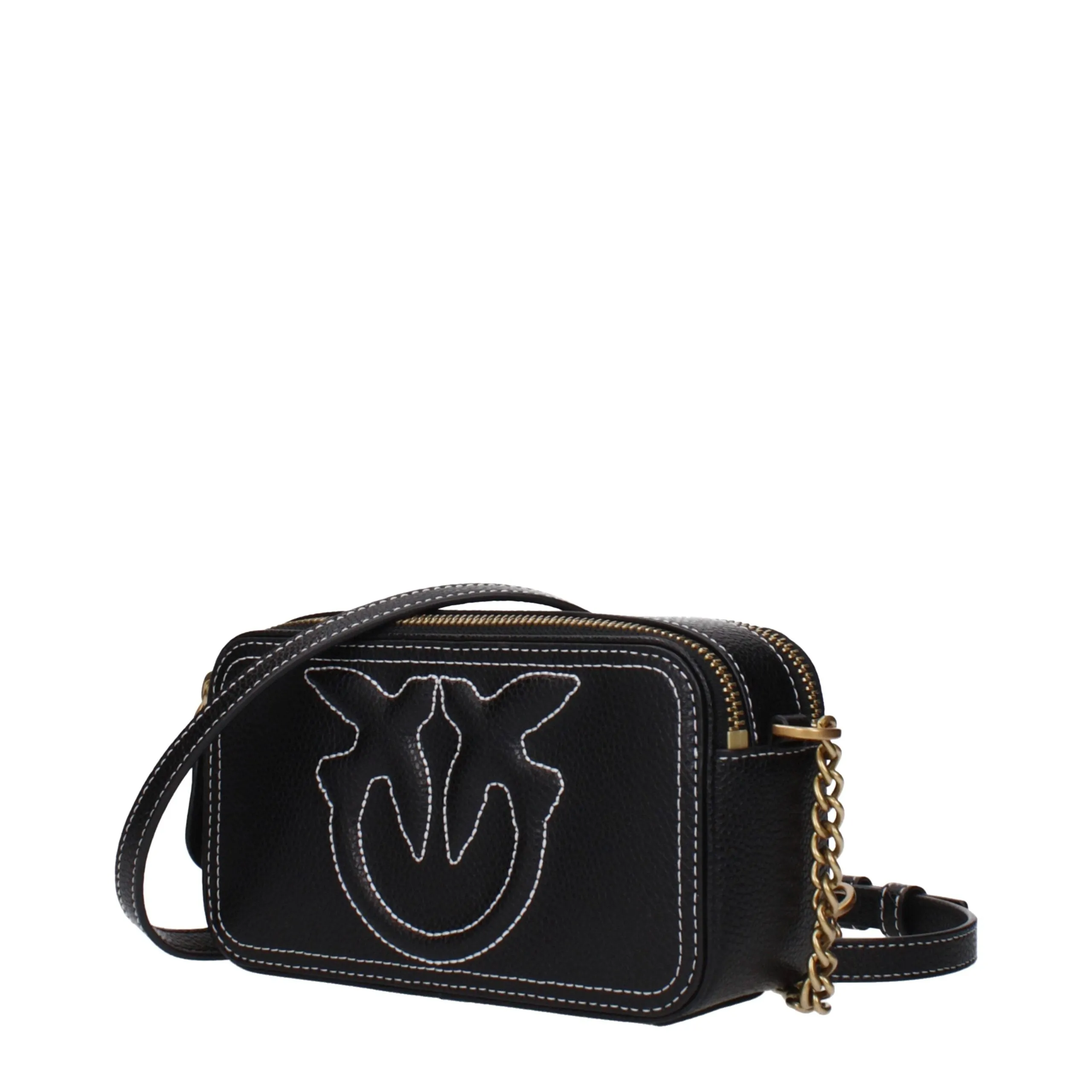 PINKO Black Leather Crossbody Bag sold by Siebentaschen product image thumbnail 2