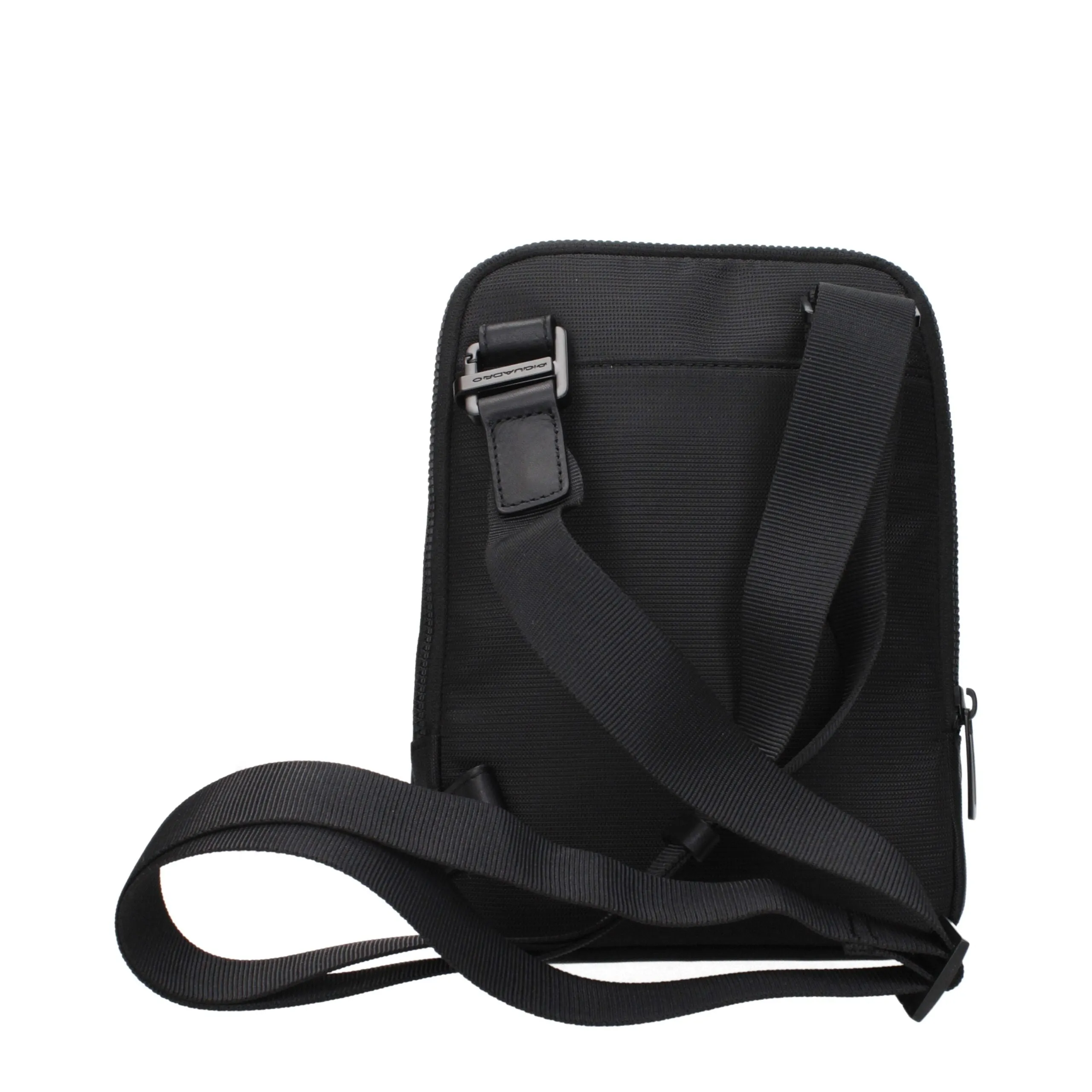 Piquadro Black Fabric Crossbody Bag sold by Siebentaschen product image thumbnail 3