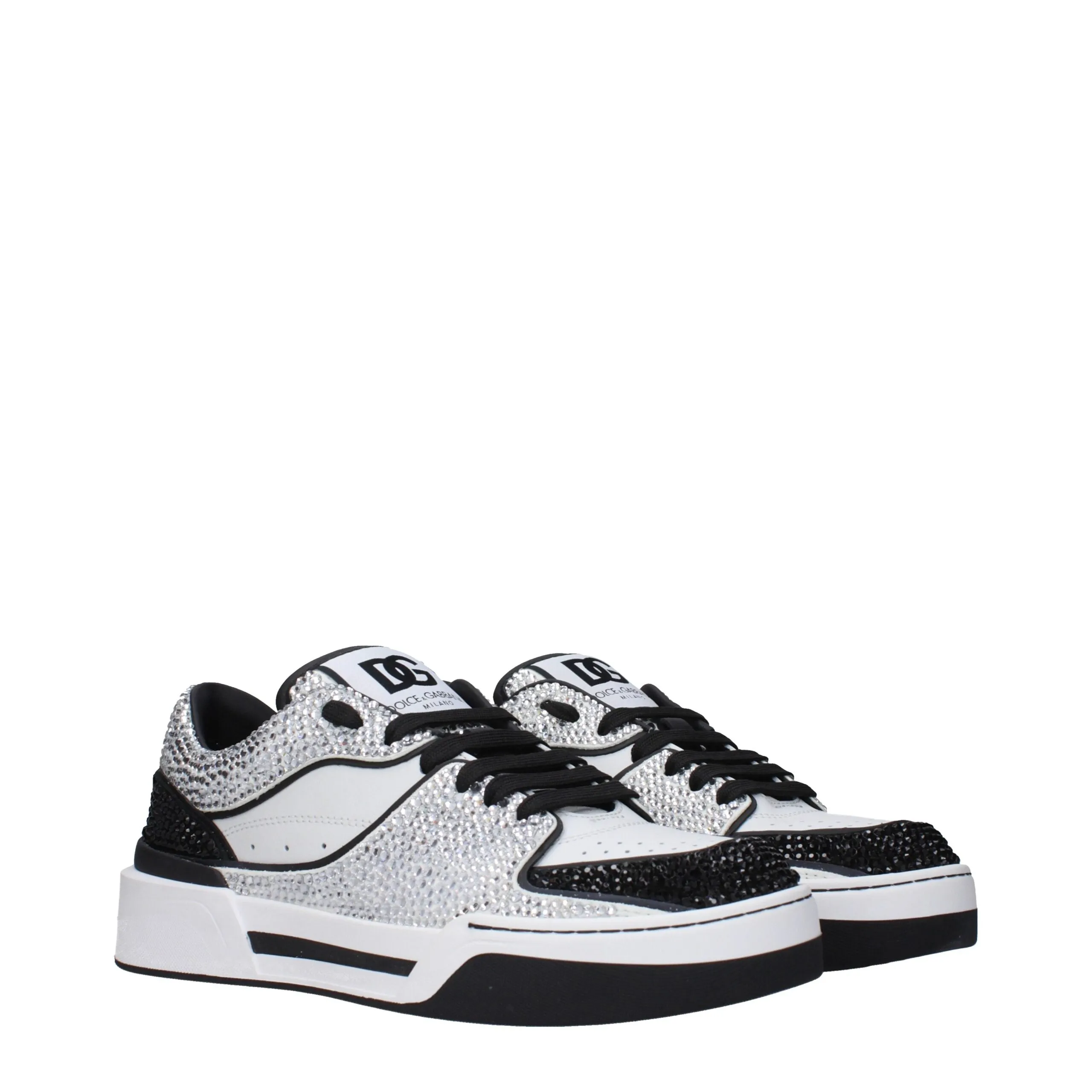 Dolce & Gabbana White Leather Low Top Sneakers sold by Siebentaschen product image thumbnail 2