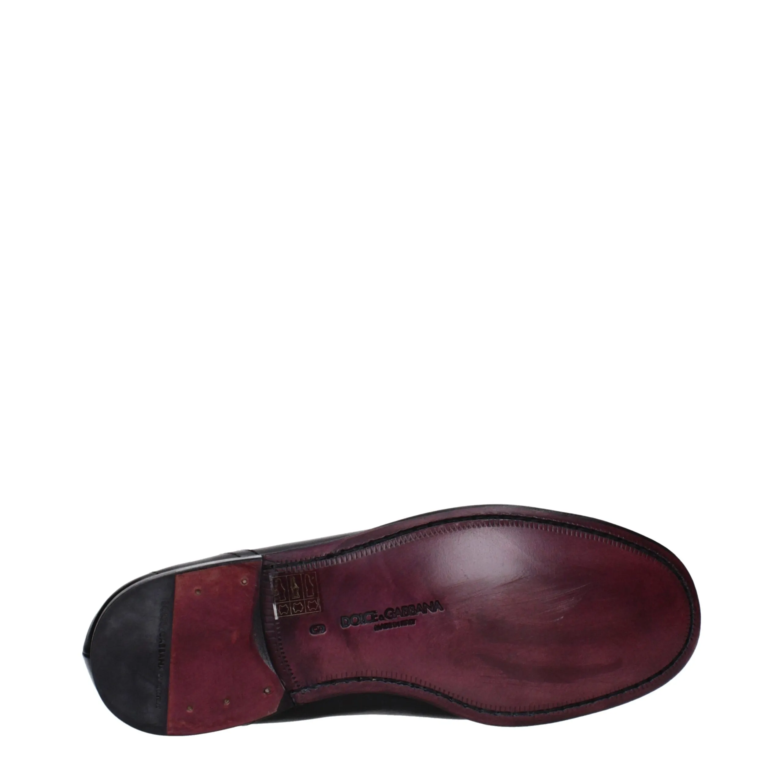 Dolce & Gabbana Black Leather Slip-On Loafers sold by Siebentaschen product image thumbnail 5