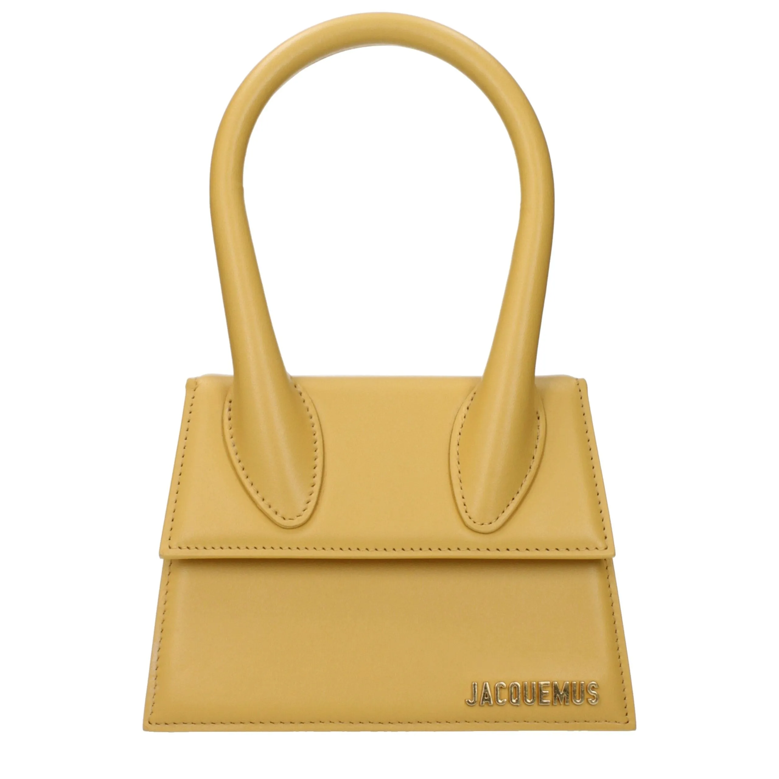 Jacquemus Yellow Leather Handbag sold by Siebentaschen