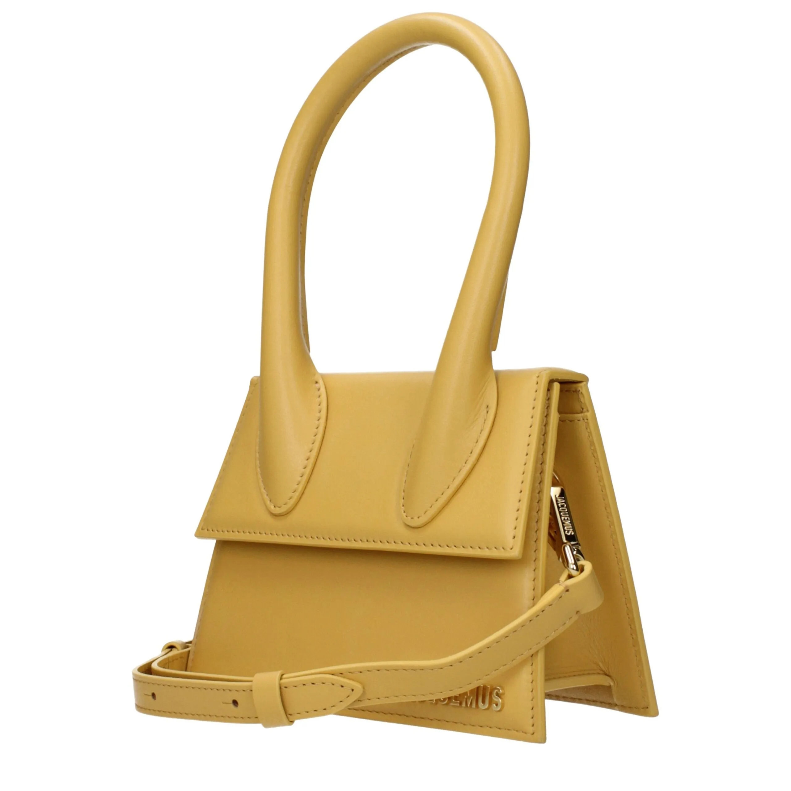 Jacquemus Yellow Leather Handbag sold by Siebentaschen product image thumbnail 2